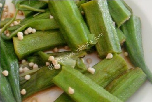 清炒黄秋葵